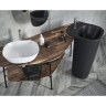 Раковина-чаша VITRA PLURAL низкая, квадратная 45 cм, цвет Матовый Белый 7810B401-0016